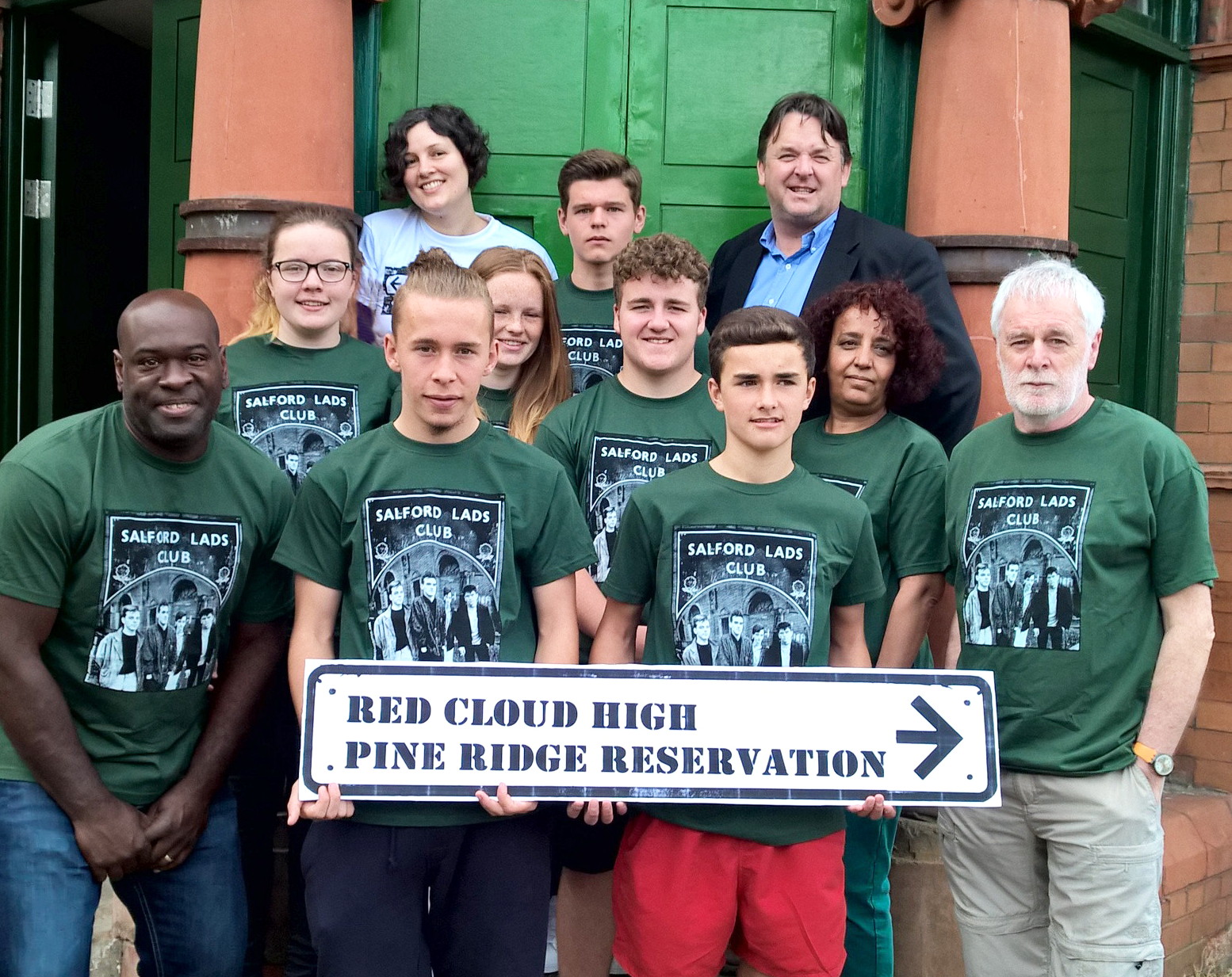 Historic visit to Red Cloud High Indian School