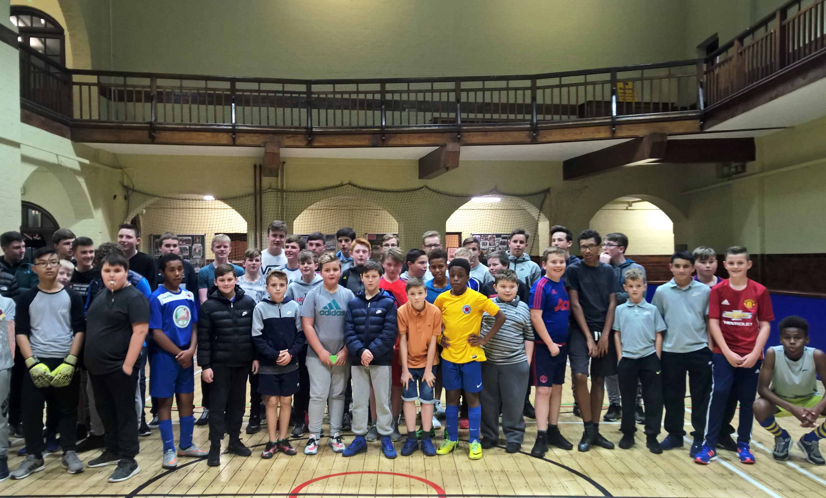 Visit by lads from East Kilbride