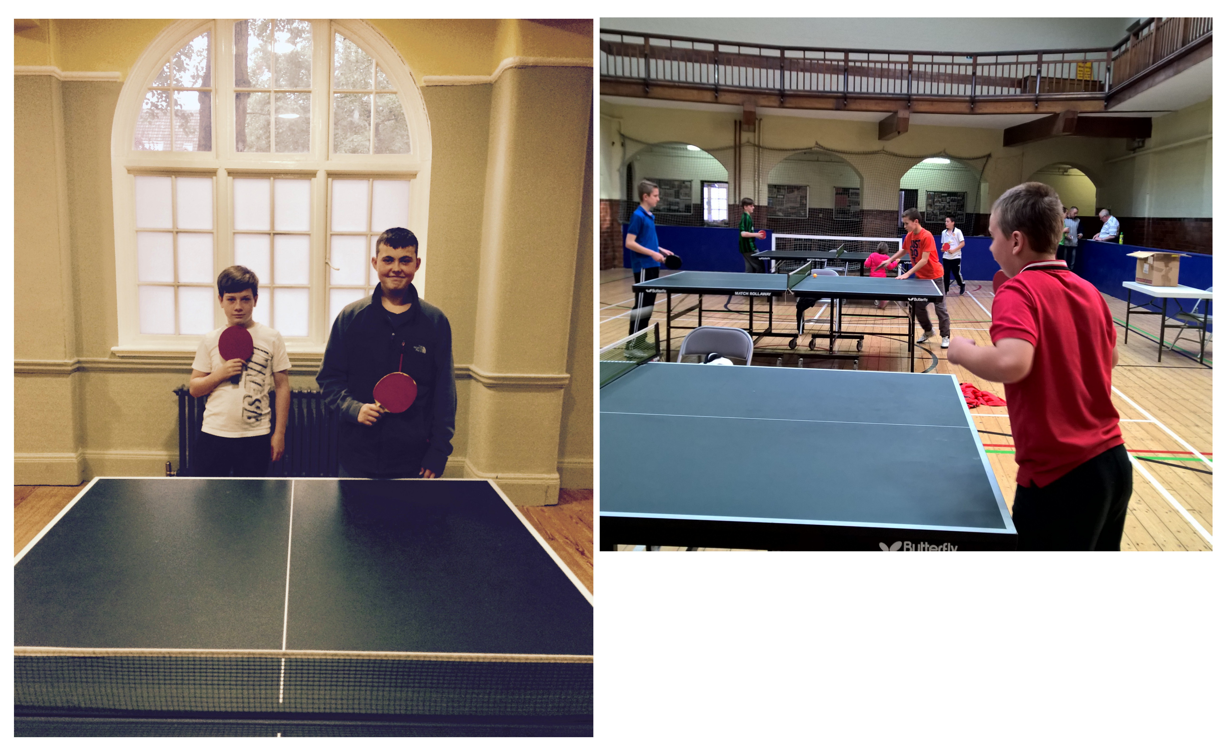 Lads in Table Tennis Finals