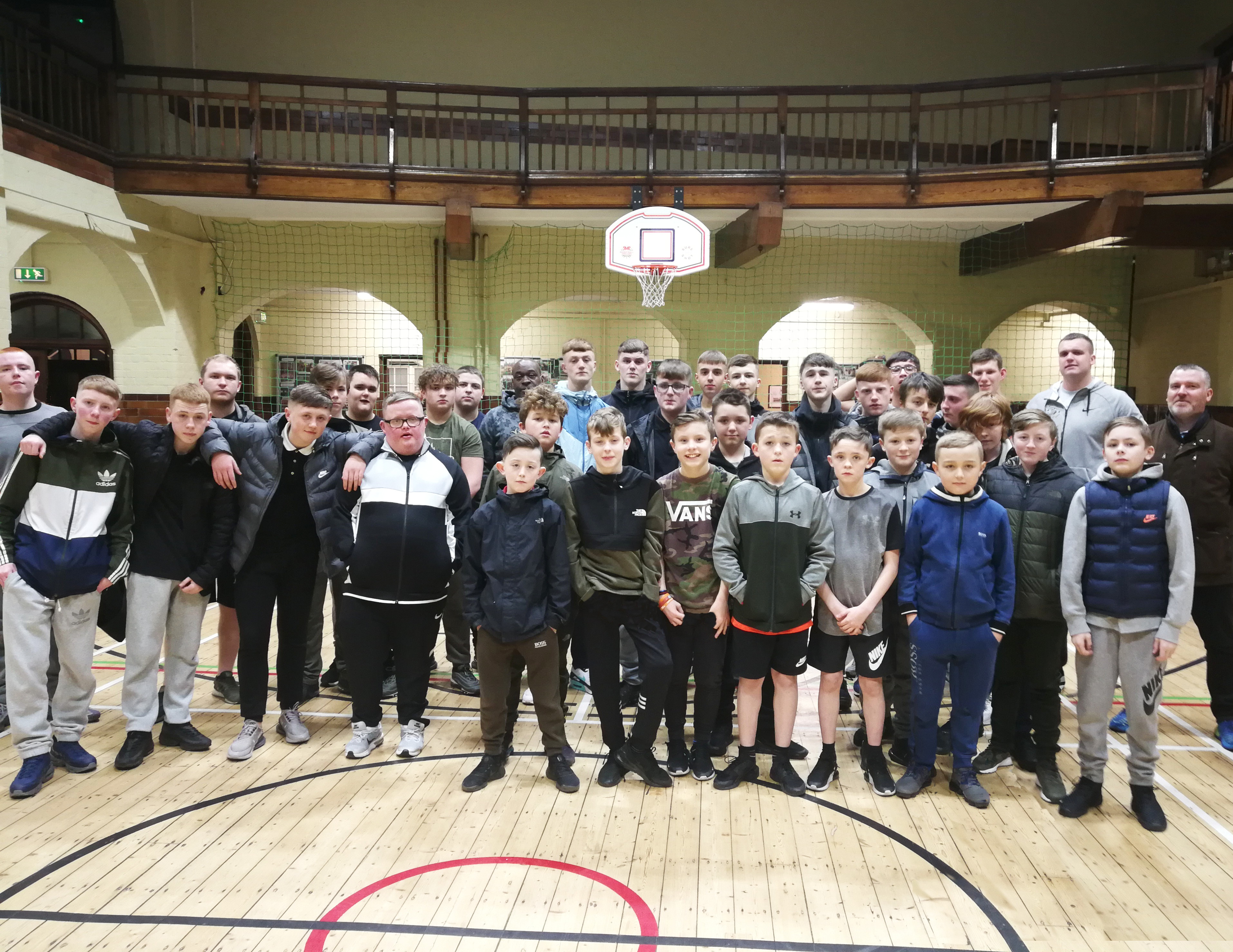 Visitors from Ardoyne Youth Club, Belfast